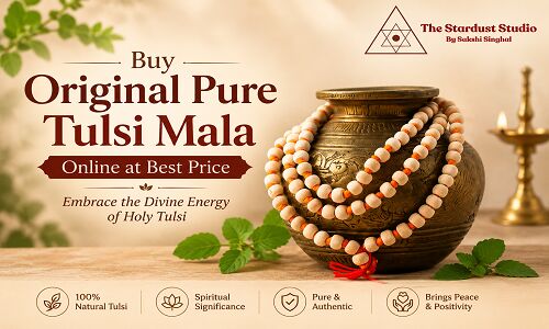 Gurgaon, Free Items, INR 555,  Buy Original Tulsi Mala Online At Best Price | The Stardust Studio