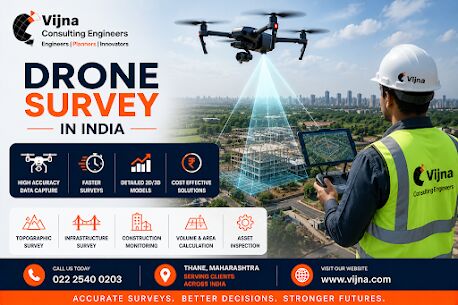 Thane, Business, Drone Survey In India | Vijna Consulting Engineers