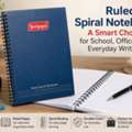 Ruled Spiral Notebook For School, Office & Everyday Writing