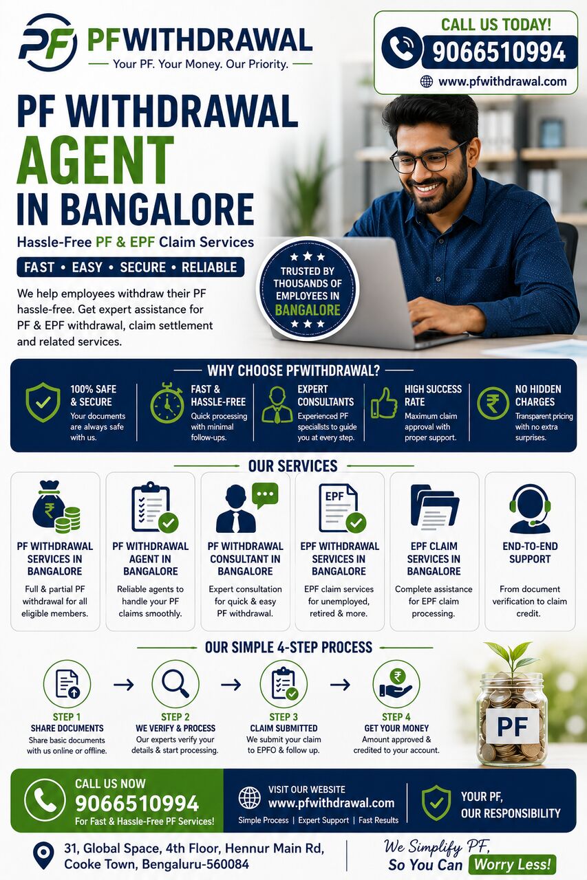 Bangalore, Guides/Interpreters, PF Withdrawal Consultant In Bangalore