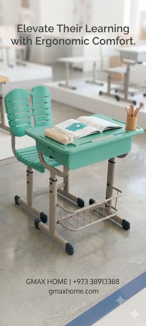 Manama, Furniture, BHD 25,  SCHOOL CHAIR TABLE