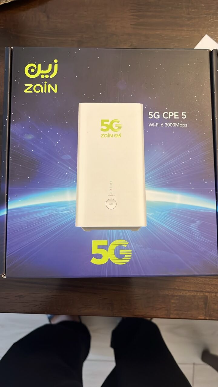 Abraq Ul Raghama, Electronics, SAR 450,  Zain 5G Router (5G CPE 5) - Excellent Condition