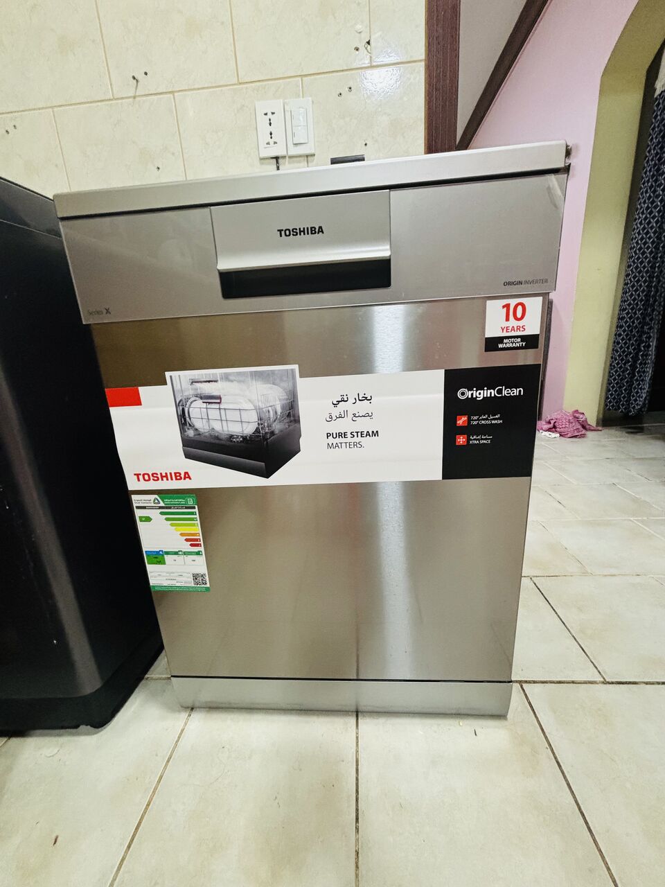 Al Rakah Al Shamaliyah, Appliances, SAR 3000,  Brand New Toshiba Steam Dishwasher (1 Month Old) And New Impex Gas Stove For Sale In Rakah