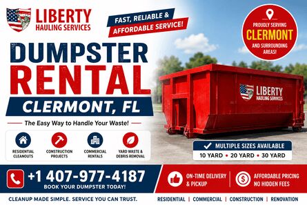 Miami, Business, Dumpster Rental Clermont, FL &ndash; Fast & Affordable Local Dumpster Service