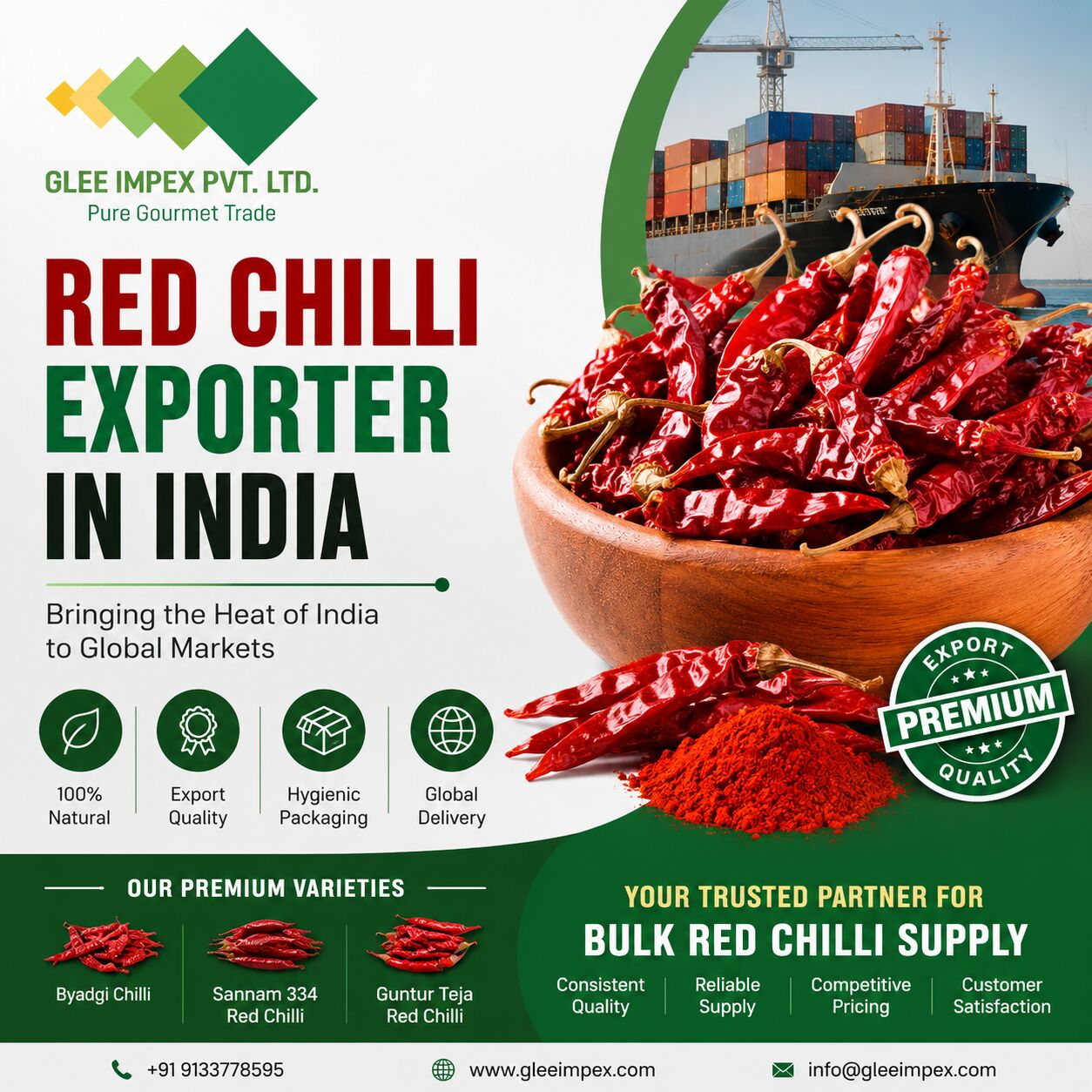 Mumbai, Food, Premium Red Chilli Exporter In India &ndash; Glee Impex