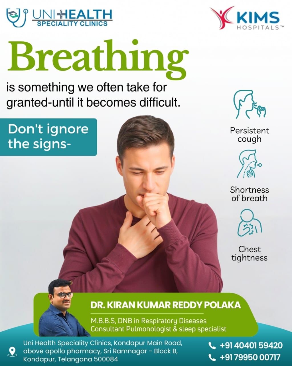 Hyderabad, Health, Best Pulmonologist In Kondapur