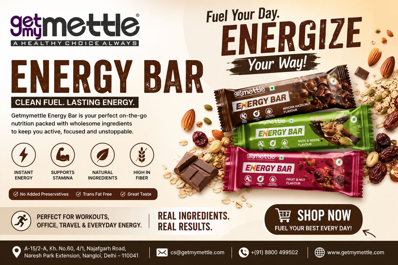 Mumbai, Health & Beauty Items, Getmymettle &ndash; Energy Bar For Active Lifestyles