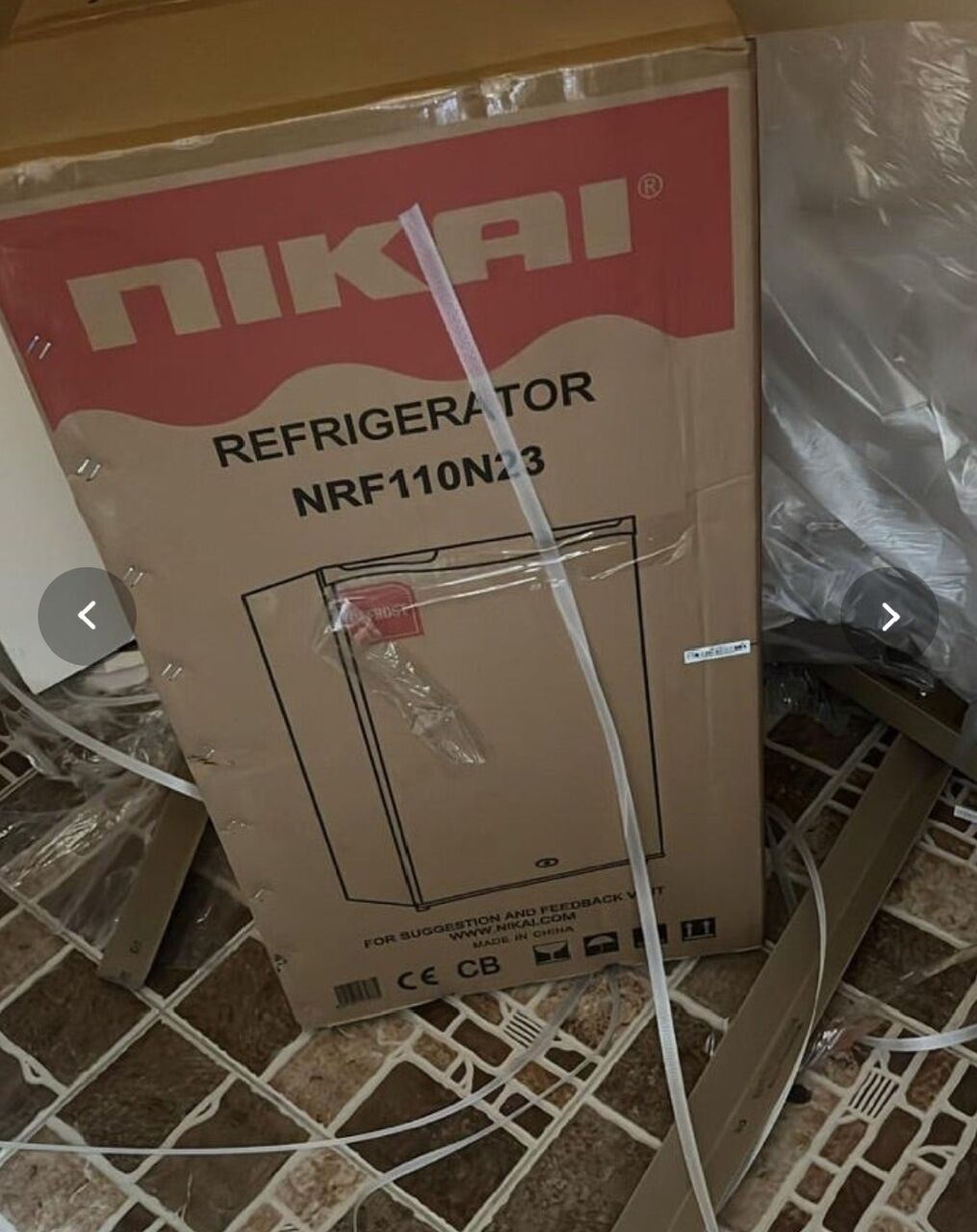 Jubail, Appliances, SAR 310,  NIKAI Single Door Fridge