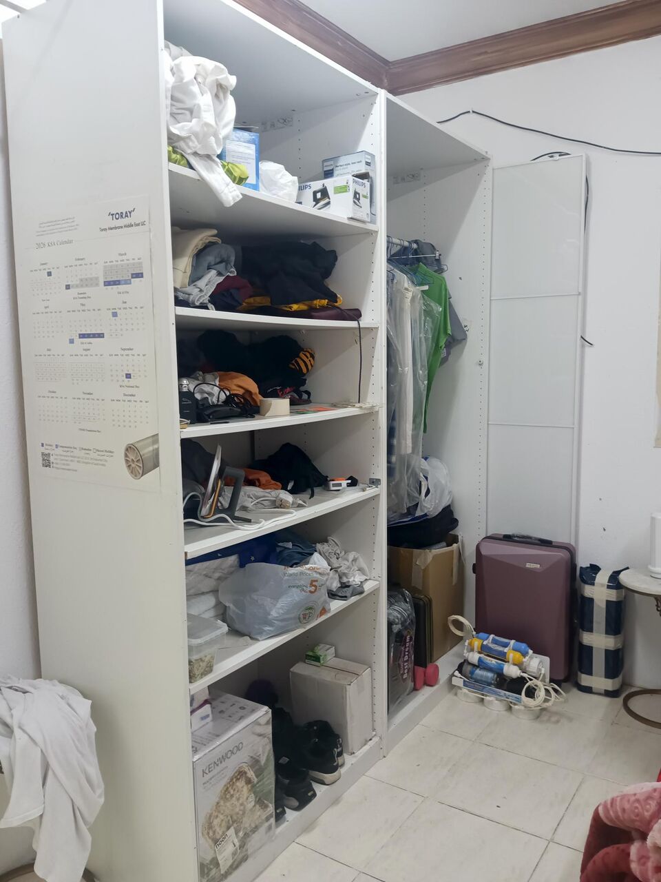 Al Thuqbah, Household Items, SAR 450450,  IKEA Queen Bed, Sliding Wardrobe, Fridge, Washing Machine & Table For Sale