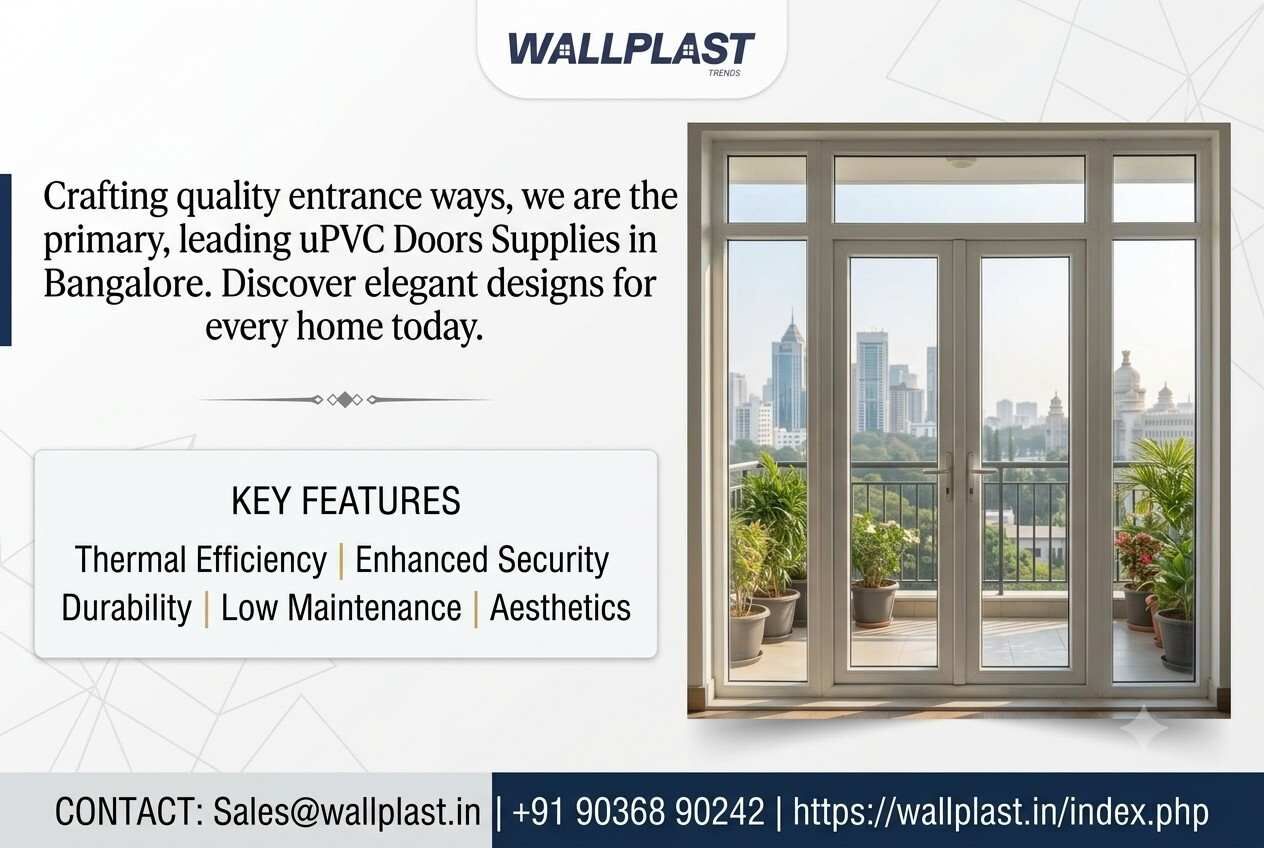 Bangalore, Construction, UPVC Doors Suppliers In Bangalore