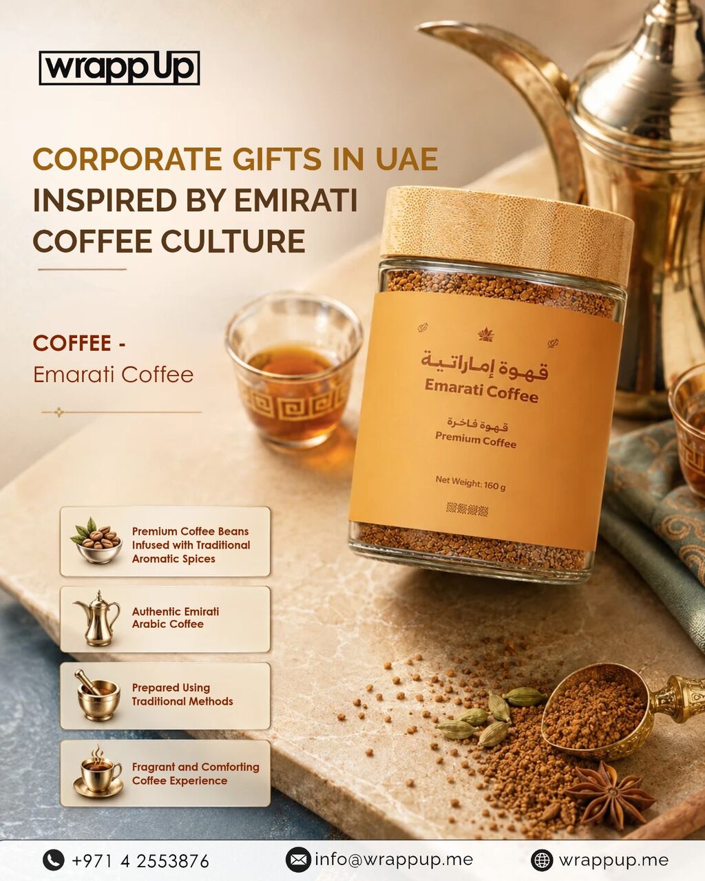 Dubai, Creative, Corporate Coffee Gifts Inspired By Emirati Culture