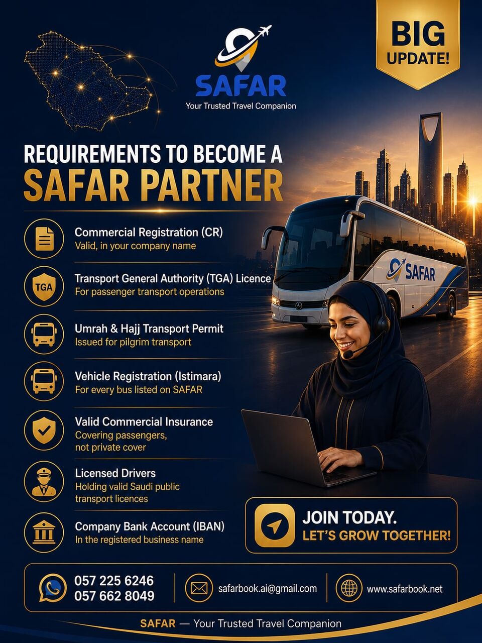 Riyadh, Business Partners, Umrah Travel Agencies &mdash; Grow Your Customers With SAFAR !