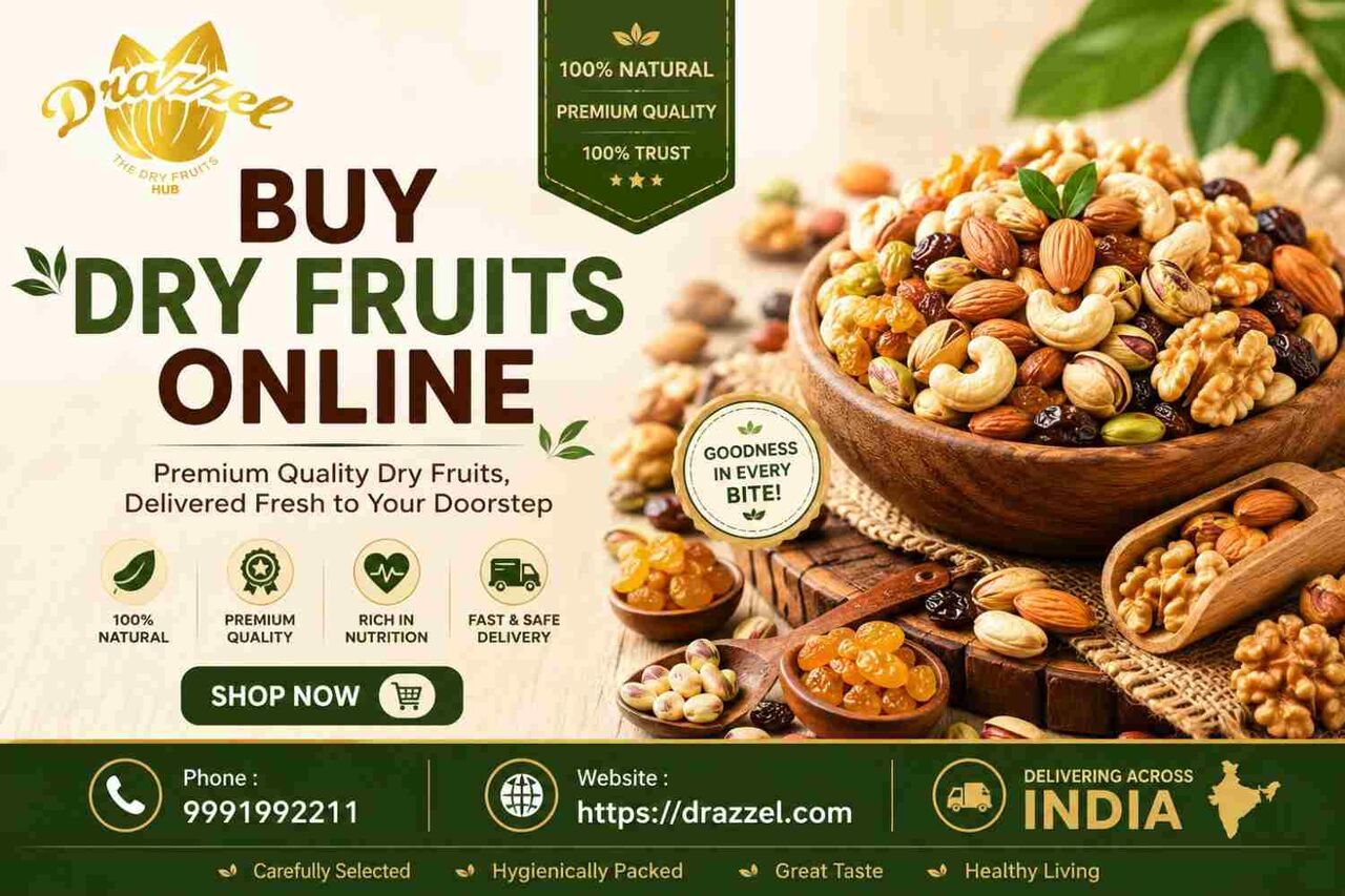 Mumbai, Food, INR 419,  Buy Dry Fruits Online - Drazzel