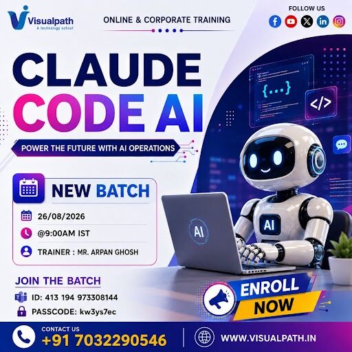 Hyderabad, Lessons Offered, Claude Code AI New Batch For Aspiring AI Developers