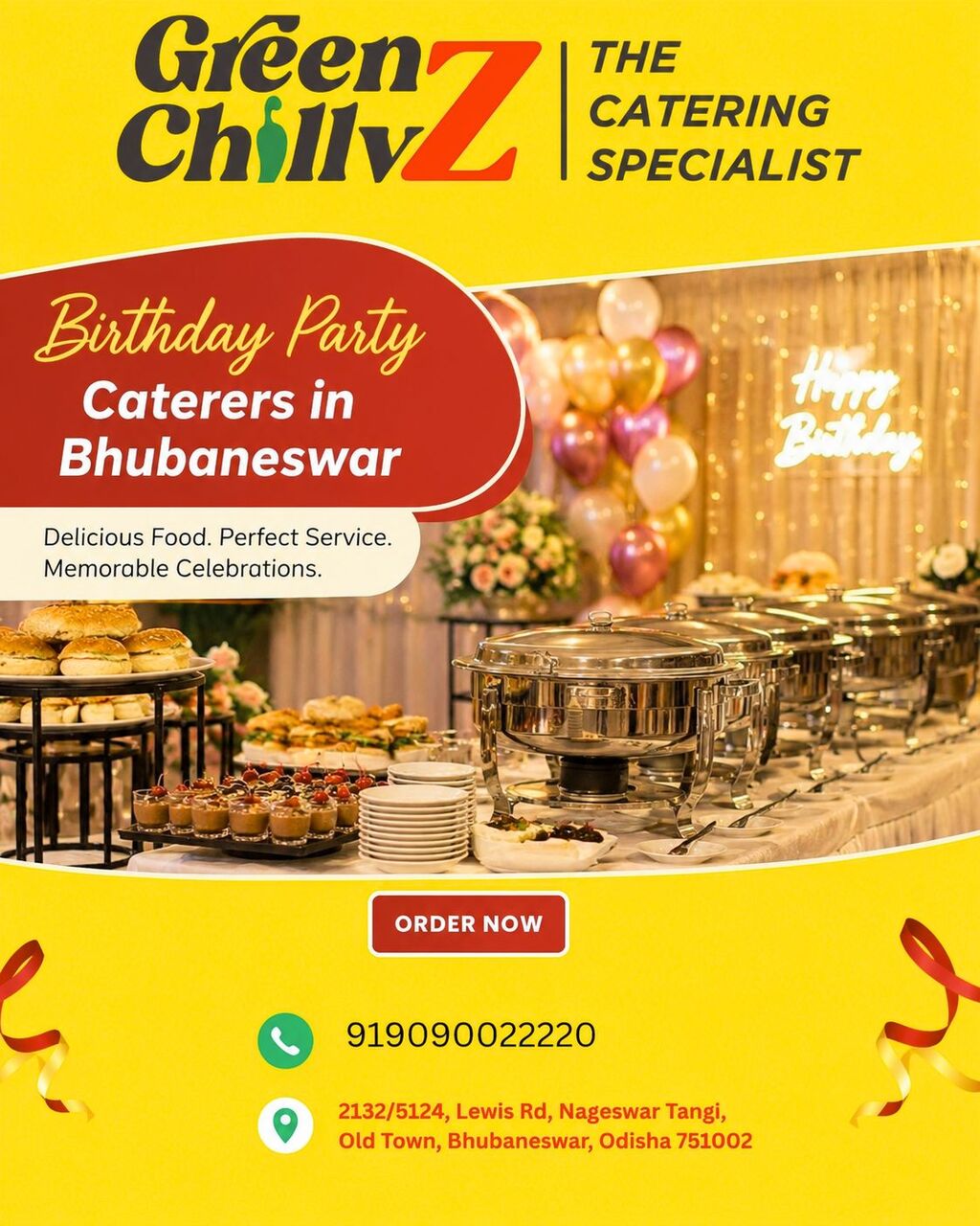 Bhubaneswar, Catering, Birthday Party Caterers In Bhubaneswar