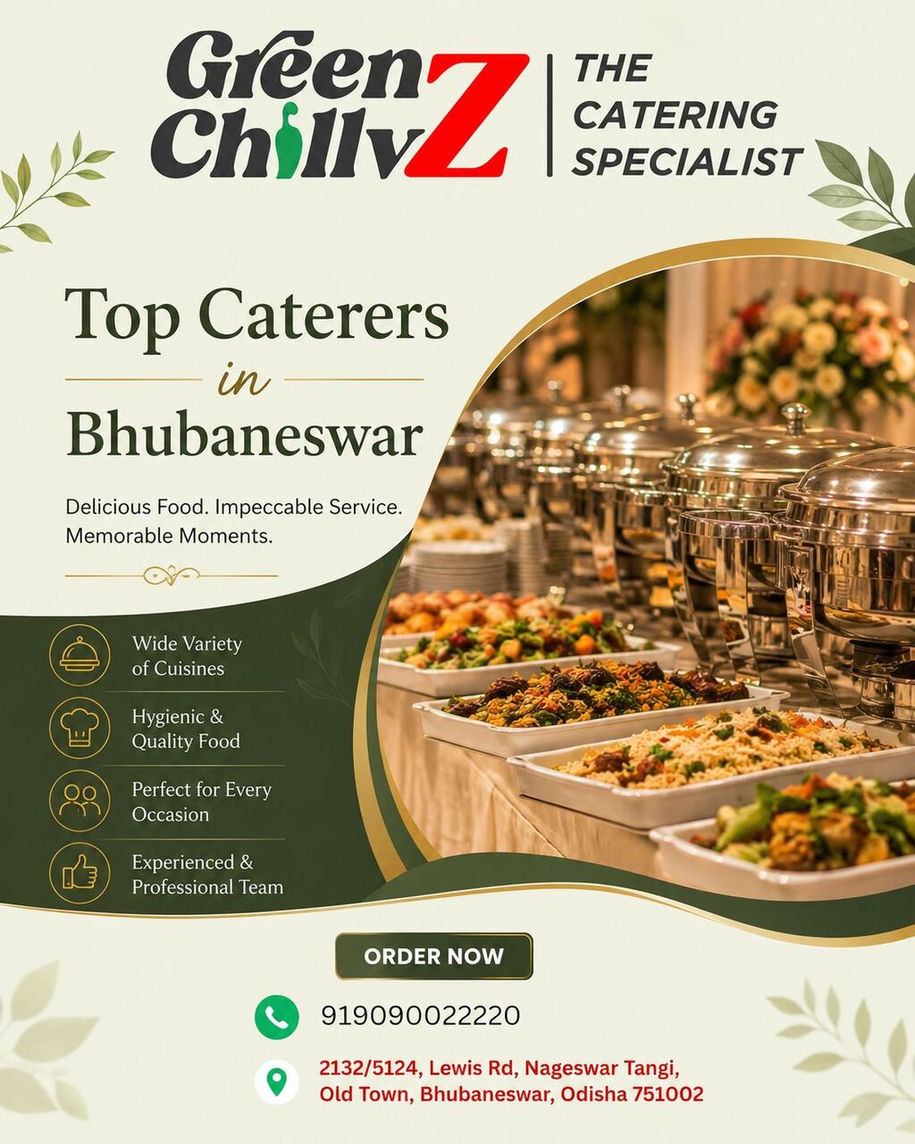 Bhubaneswar, Catering, Top Caterers In Bhubaneswar