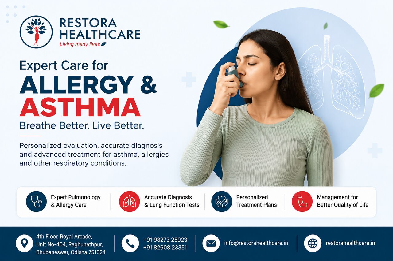 Bhubaneswar, Health, Best Pulmonologist - Restora Healthcare