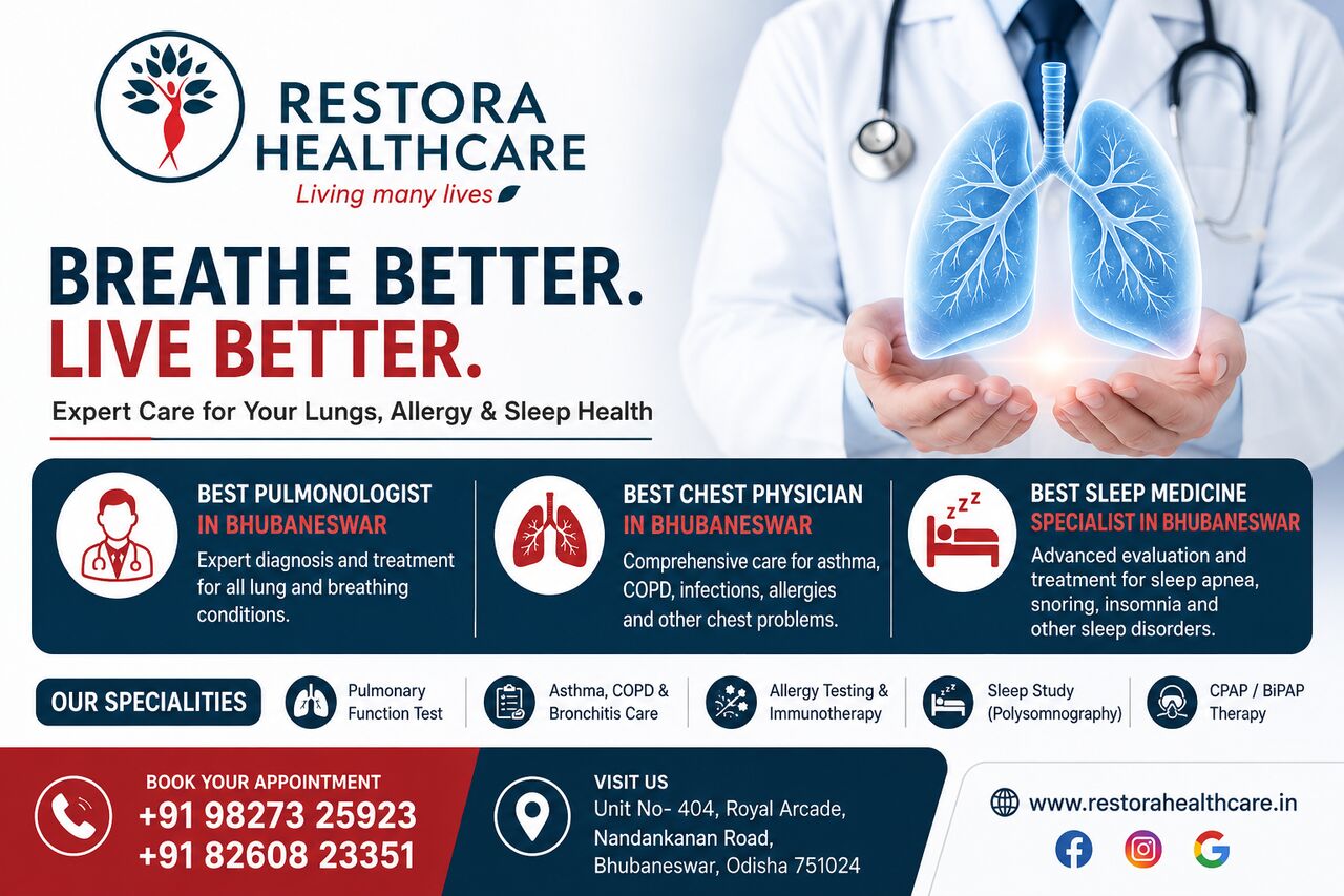 Bhubaneswar, Health, Best Pulmonologist - Restora Healthcare