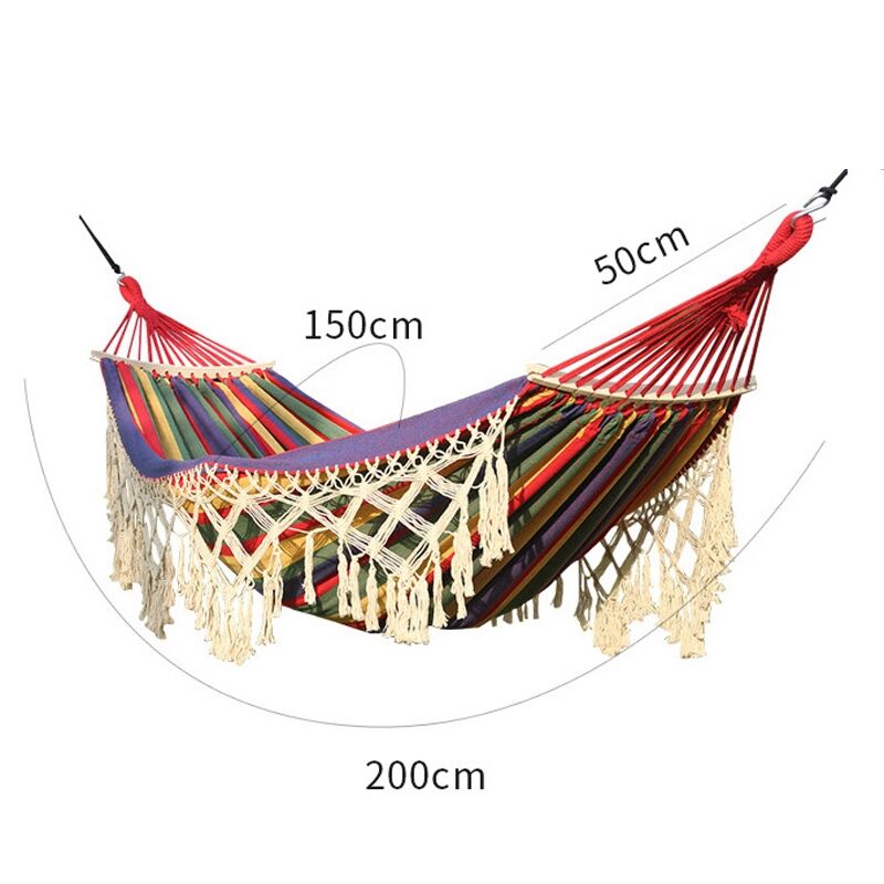 Melbourne, Sporting Goods, AUD 172,  Best Double Outdoor Camping Tassel Canvas Hammock In Australia