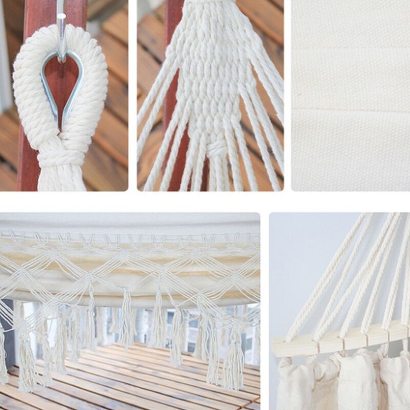 Melbourne, Sporting Goods, AUD 172,  Best Double Outdoor Camping Tassel Canvas Hammock In Australia