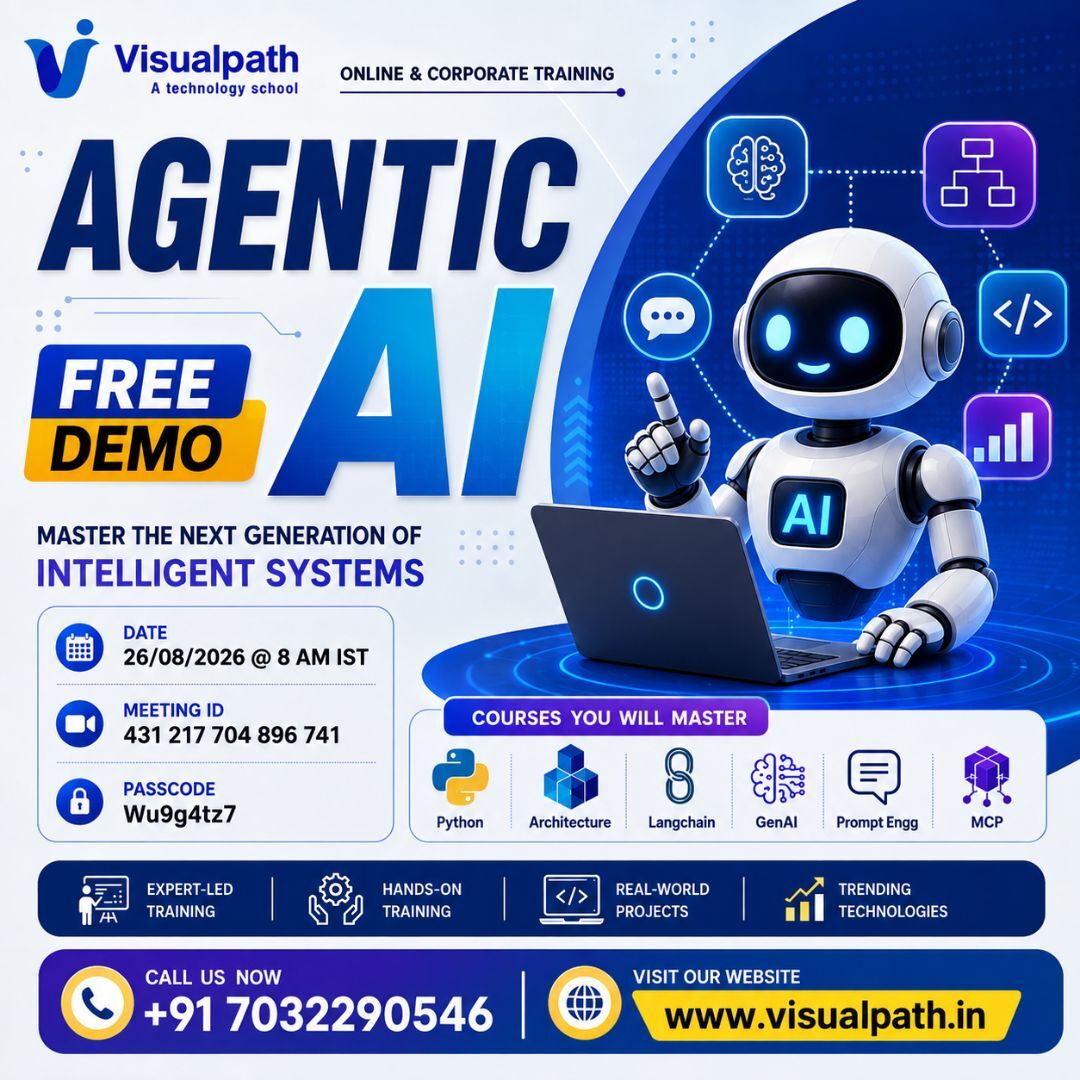 Hyderabad, Education, Agentic AI Course Online | Free Demo Session