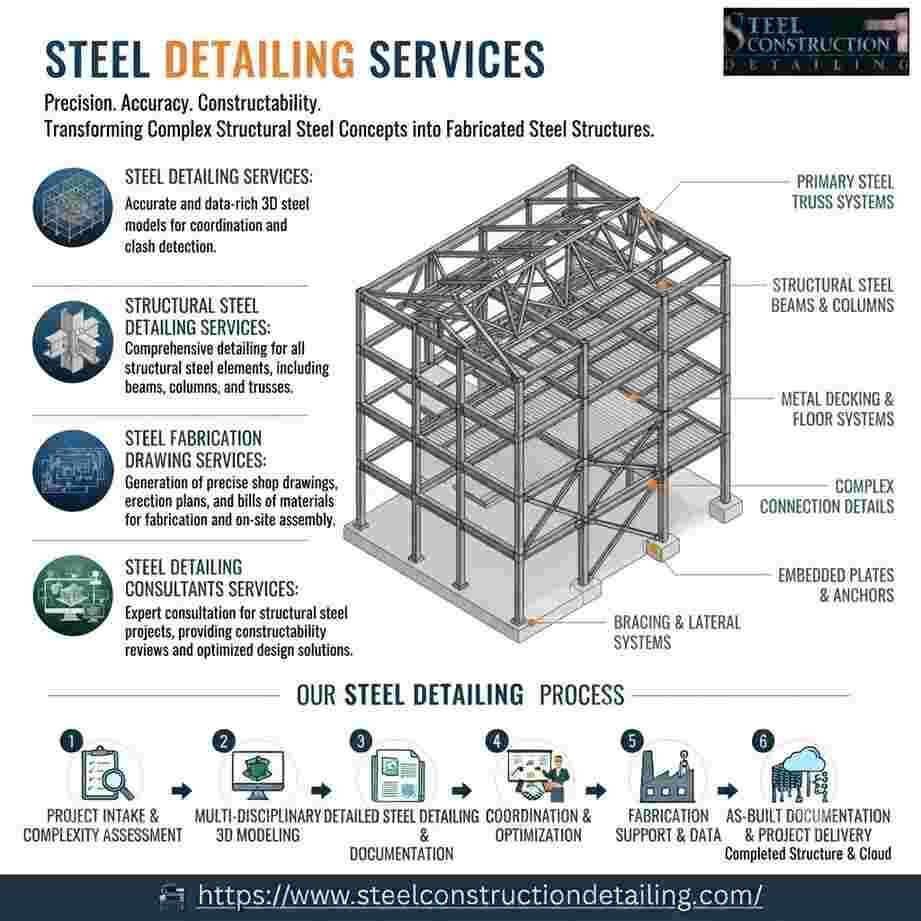 Los Angeles, Construction, Elevate Your Next Project With Professional Steel Detailing Services In Los Angeles.