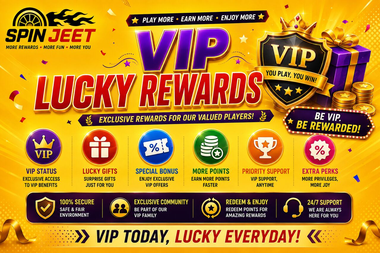 Mumbai, Sports, Spinjeet VIP Lucky Rewards &ndash; Enjoy More Exclusive Member Rewards