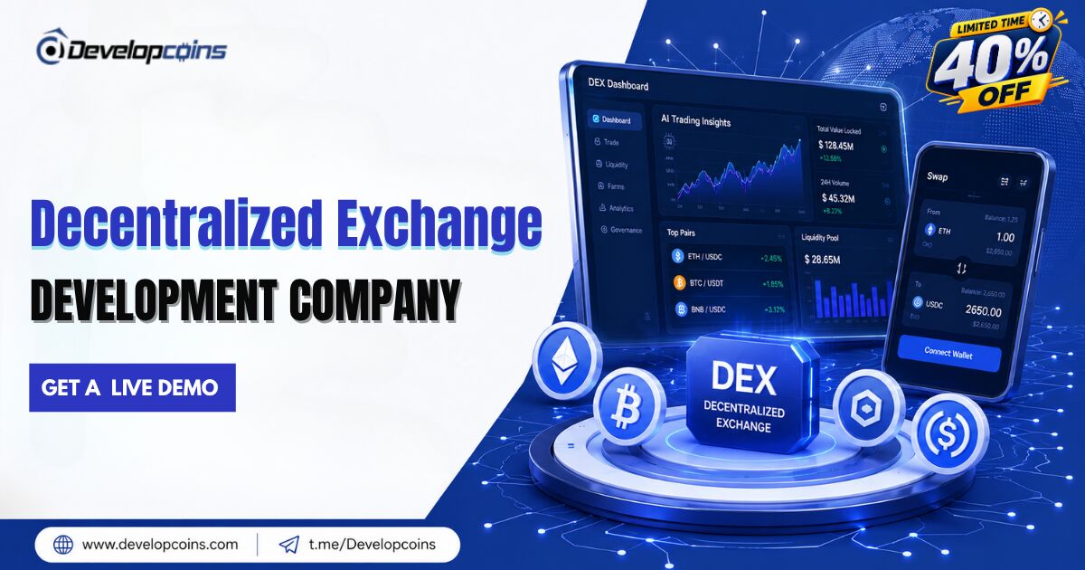 San Francisco, Business, Build AI Powered DeFi Platforms With A Decentralized Exchange Development Company
