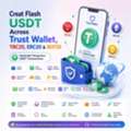Creat Flash USDT Across Trust Wallet, TRC20, ERC20 & BEP20