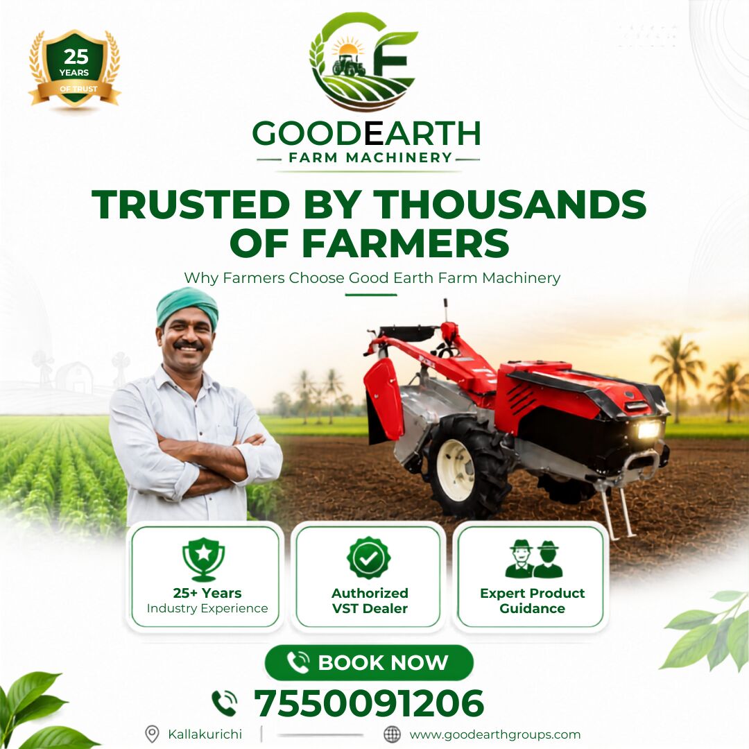 Chennai, Farm & Garden, Trusted VST Farm Machinery Dealer In Kallakurichi