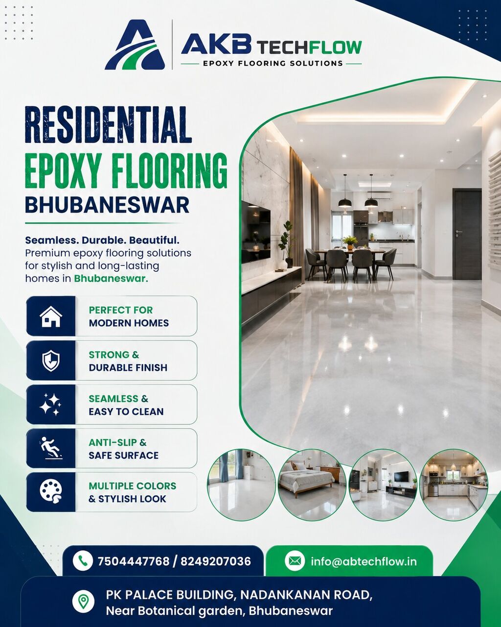 Bhubaneswar, Construction, Residential Epoxy Flooring Bhubaneswar
