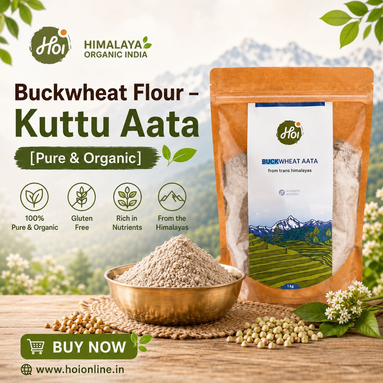 Mumbai, Food & Drink, Buy Organic Buckwheat Flour