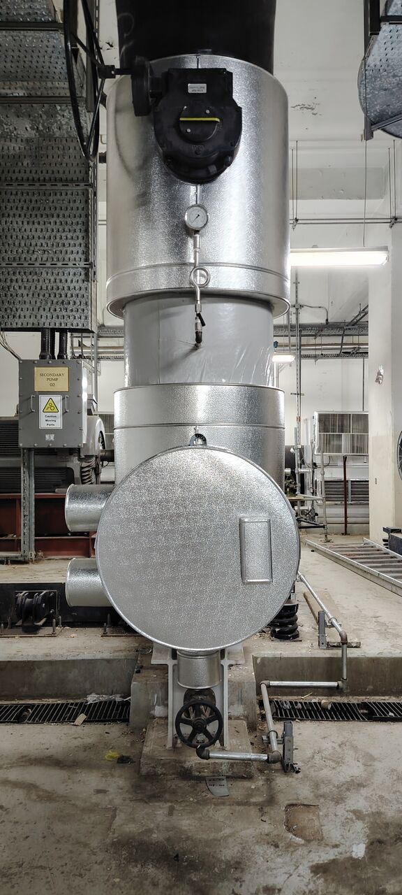 Jeddah, Construction, ​Round Pipes & Tanks Aluminum Cladding Work