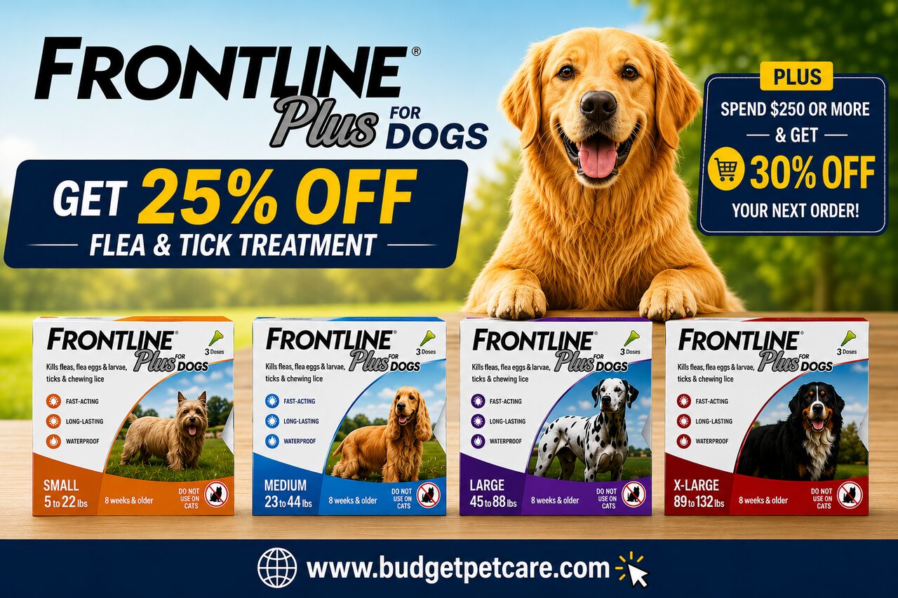 New York, Pet Supplies, Frontline Plus For Dogs &ndash; Get 25% Off Flea & Tick Treatment (Limited-Time)