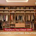 Automated Wardrobe Lighting: Modern Sensor Illumination | Sensinova