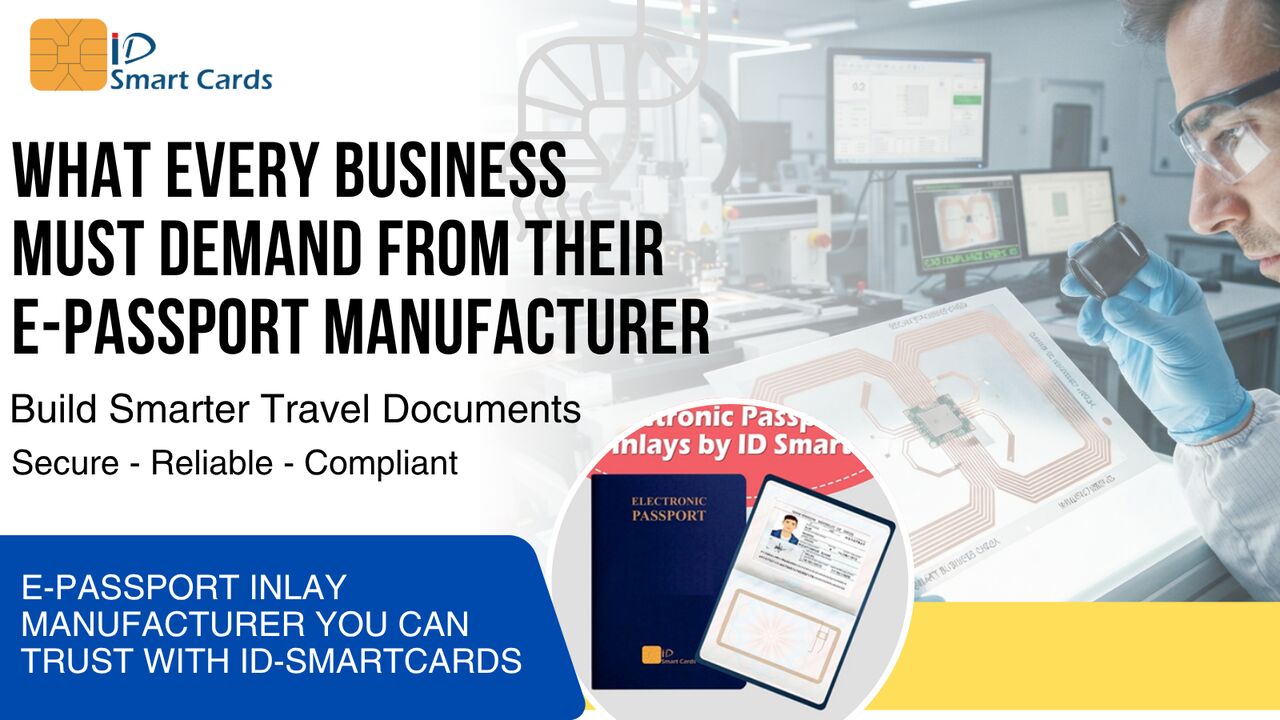 Bangalore, Business, E-Passport Inlays Manufacturer Id Smart Cards