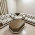SAR 250,  L-Shape Sofa Set With Matching Coffee Table &ndash; Good Condition