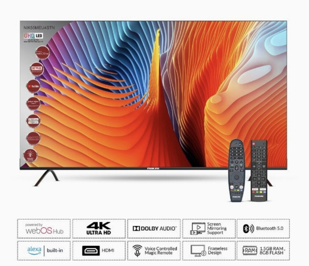 Jubail, Electronics, SAR 1,  🔥 Nikai 50” TV + Nikai Soundbar | Complete Home Entertainment Combo | Great Deal!