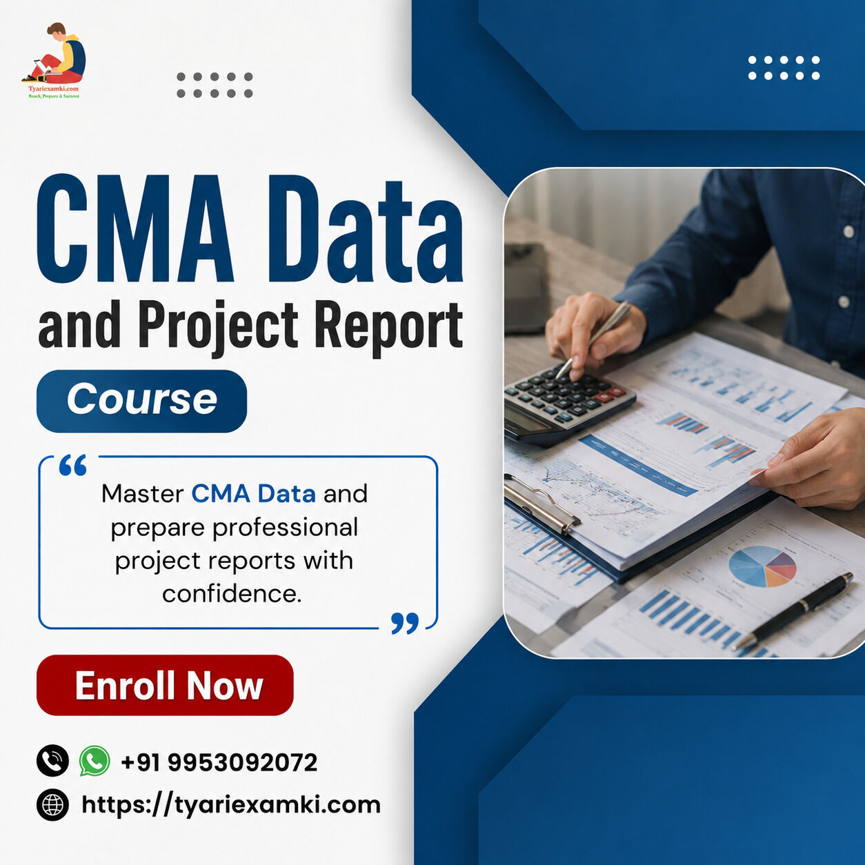 New Delhi, Lessons Offered, CMA Data & Project Report Certification Course
