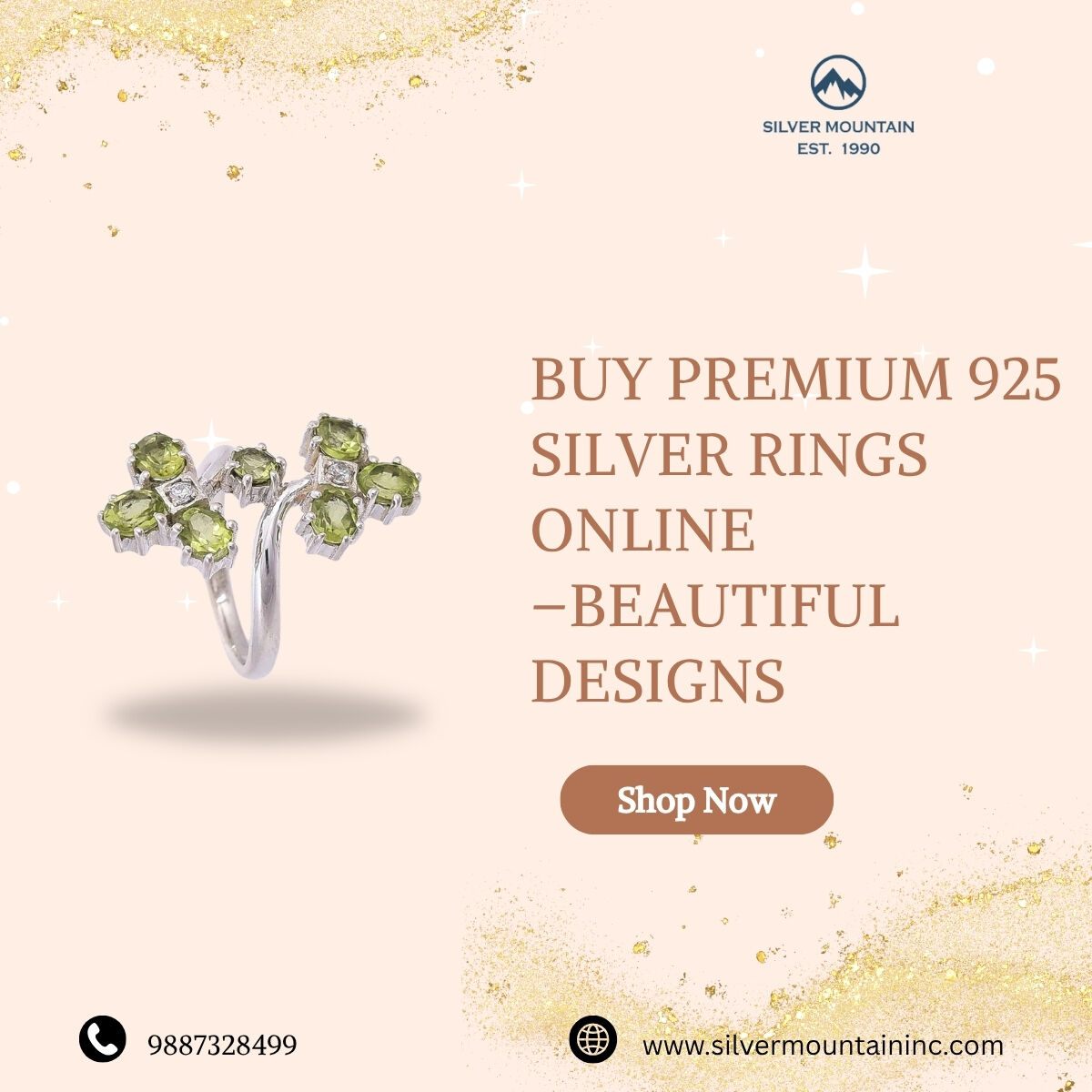 Jaipur, Clothing & Accessories, INR 4000,  Buy Premium 925 Silver Rings Online &ndash; Beautiful Designs