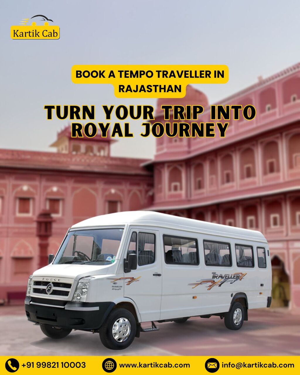 Jaipur, Travel, Luxury Tempo Traveller Rental In Rajasthan For Comfortable Group Travel