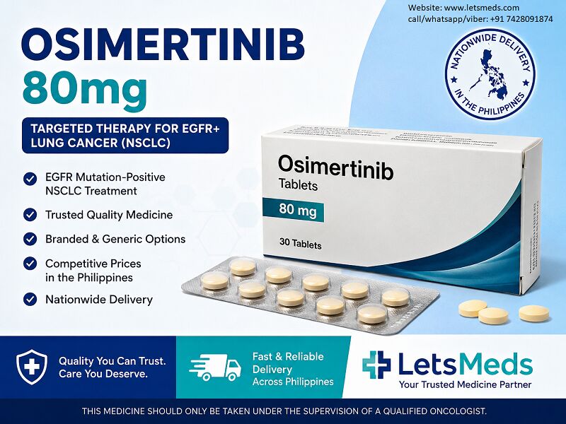 General Santos City, Health & Beauty Items, PHP 1,  Buy Osimertinib 80mg Tablets In Manila