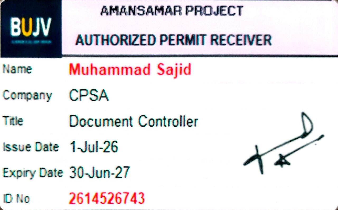 Riyadh, Job Seekers, Document Controller | 16 Years Education | +4 Years Experience