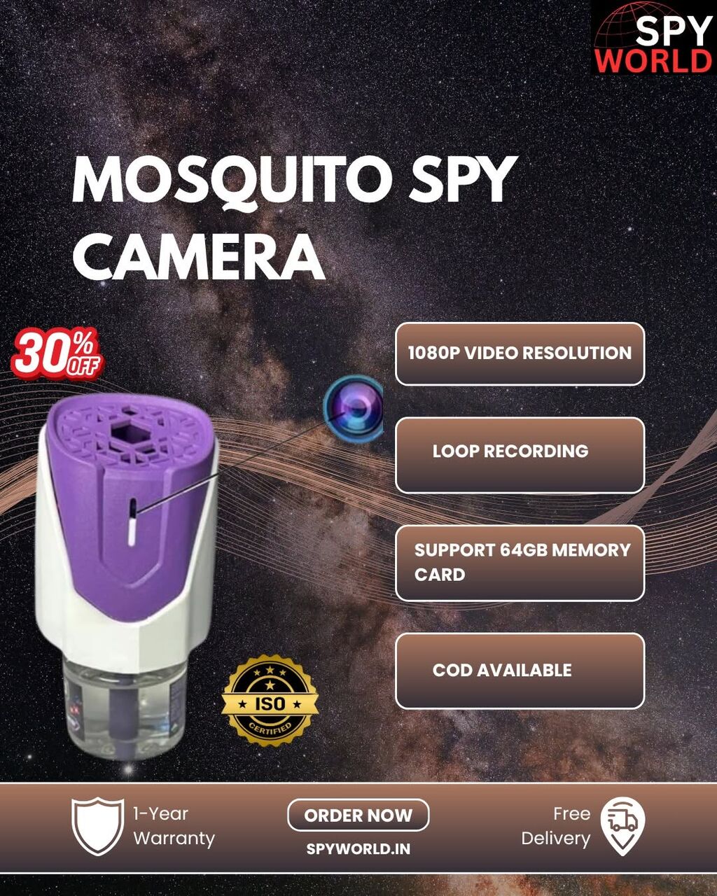 Gurugram, Electronics, INR 4499,  Wireless Spy Camera Market In Gurugram Haryana At Spy World