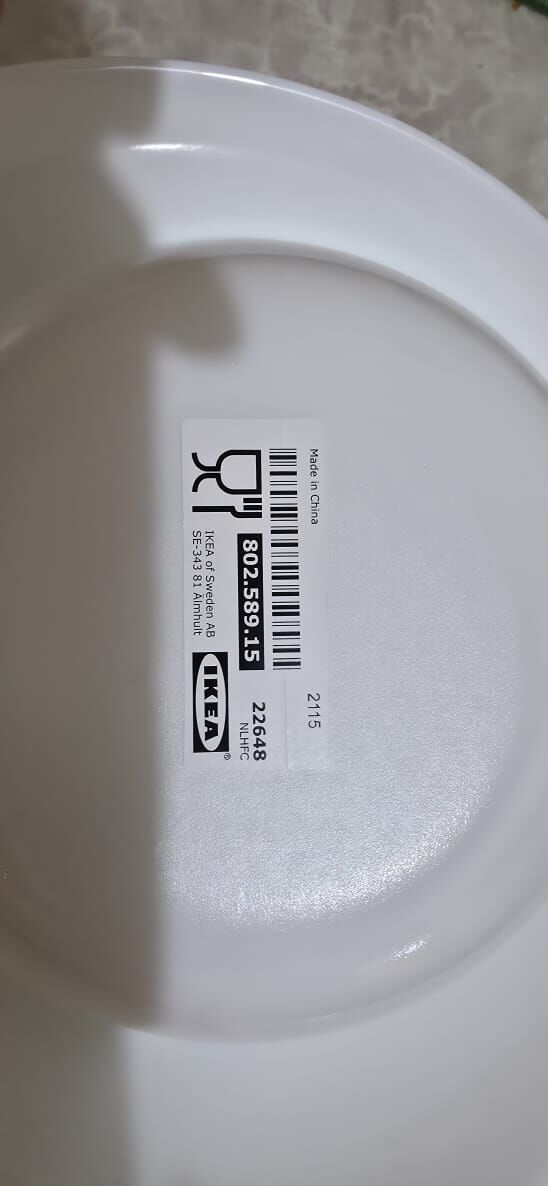 Bani Malik, Household Items, SAR 75,  Ikea 20 Piece Dinner Set With 6 Piece Ice Cream Or Sweet Dish Set