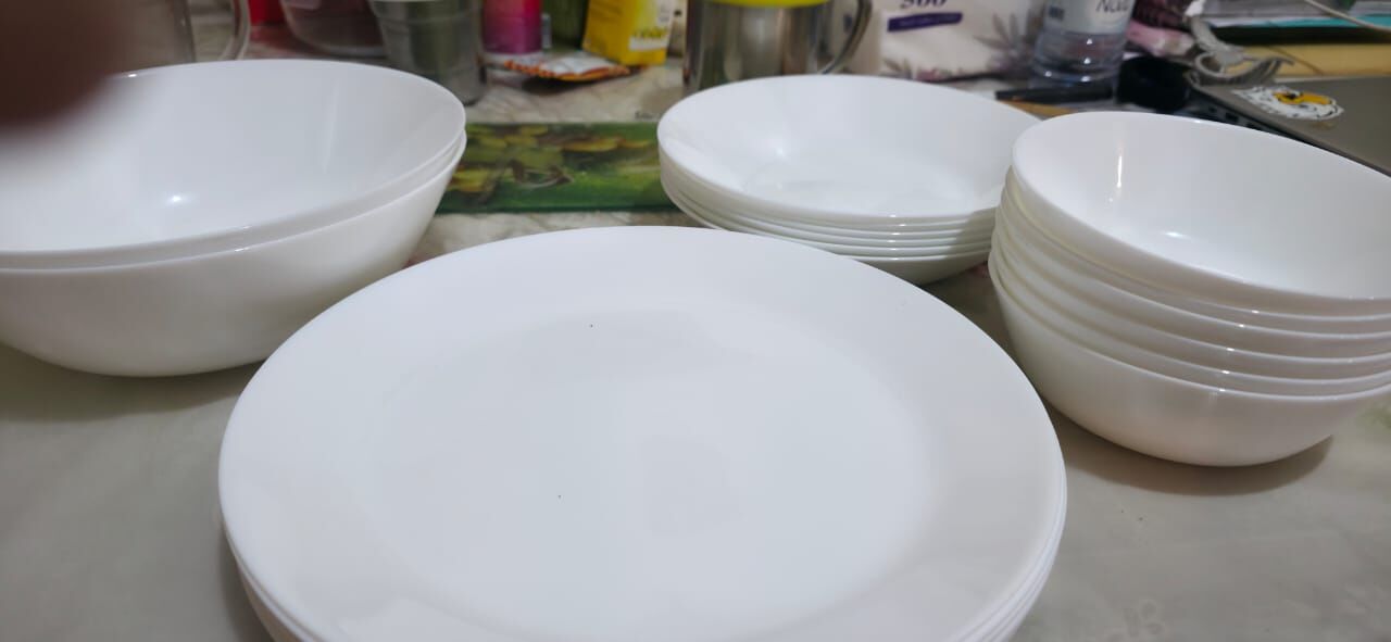Bani Malik, Household Items, SAR 75,  Ikea 20 Piece Dinner Set With 6 Piece Ice Cream Or Sweet Dish Set