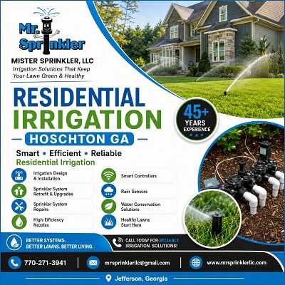 New York, Business, Residential Irrigation Hoschton GA