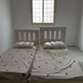 SAR 500,  Bedroom Set With Two Single Beds, Wardrobe, And Mattresses