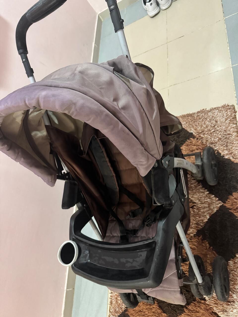 Jeddah, Baby & Kid Stuff, SAR 500,  My Junior Baby Stroller +carry Cot(Car Seat+bag )