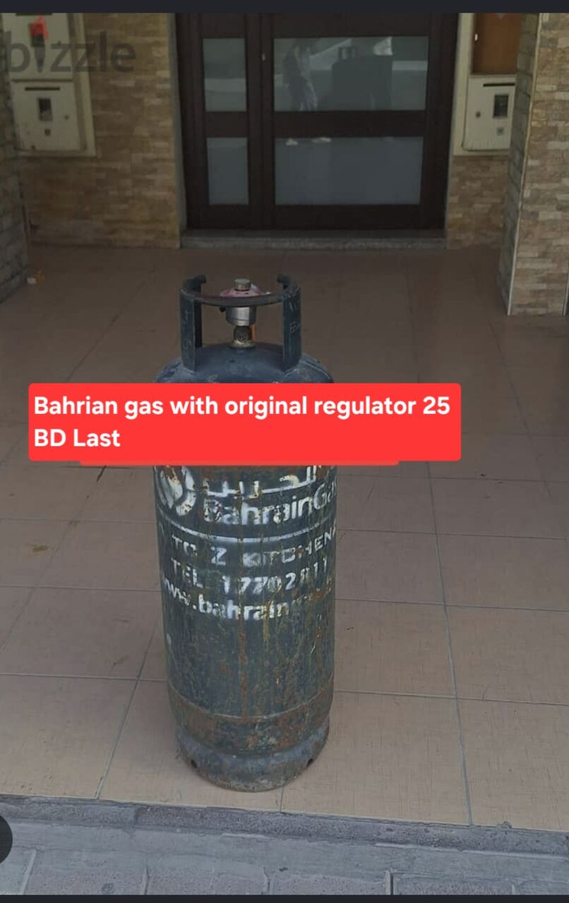 Manama, Household Items, BHD 25,  Bahrian Gas With Original Regulator 25 Faisel Gas 20 With Stove 5 Bd Extra Msg 3670 8372